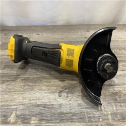 AS-IS DEWALT 20-Volt MAX XR Lithium-Ion Cordless Brushless 4-1/2 in. Paddle Switch Small Angle Grinder w/ Kickback Brake (Tool-Only)