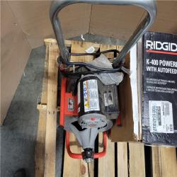CALIFORNIA AS-IS K-400 POWERED DRAIN CLEANER WITH AUTOFEED TECHNOLOGY