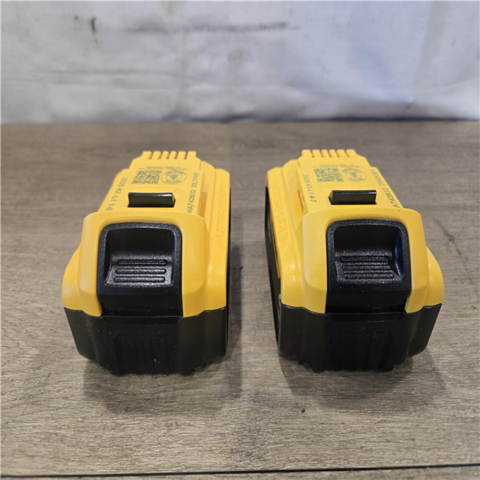 AS-IS DEWALT 20V MAX Premium Lithium-Ion 4.0Ah Battery Pack (2 Pack)