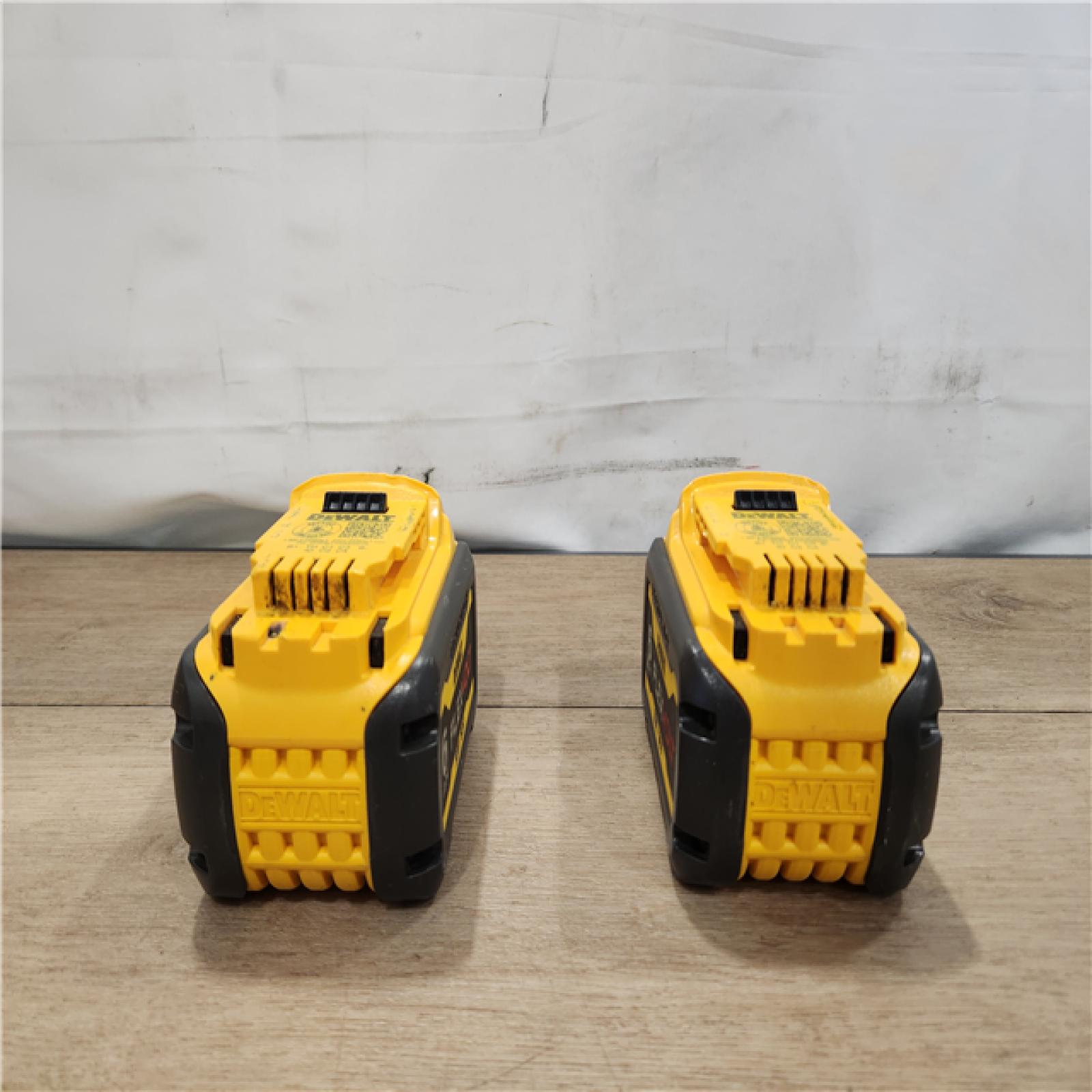 AS-IS- DEWALT FLEXVOLT 20V/60V MAX Lithium-Ion 6.0Ah Battery Pack (2 Pack)