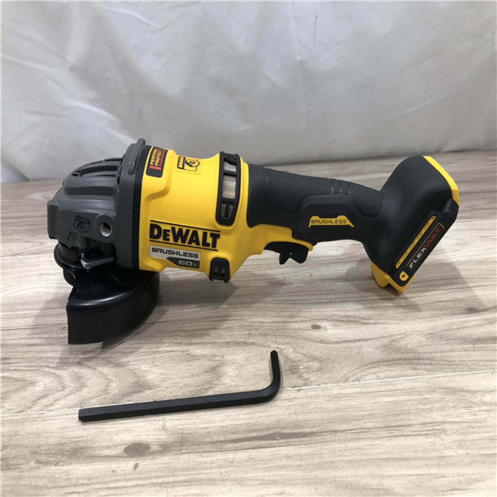 AS-IS DEWALT 60V MAX Cordless 4.5 in. to 6 in. Small Angle Grinder (Tool Only)