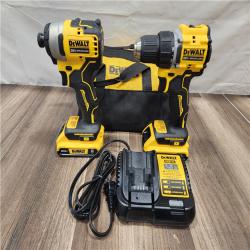 AS-IS- Dewalt 20V MAX ATOMIC Compact Cordless Drill Driver and Impact Driver Combo Kit