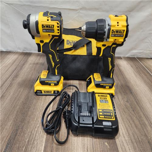 AS-IS- Dewalt 20V MAX ATOMIC Compact Cordless Drill Driver and Impact Driver Combo Kit