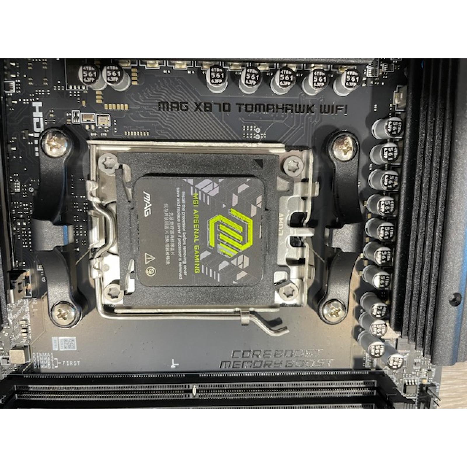 AS-IS MSI - MAG X870 TOMAHAWK WIFI (Socket AM5) AMD X870 ATX DDR5 Wi-Fi 7 Motherboard - Black