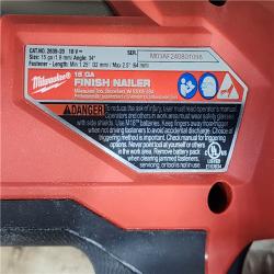 HOUSTON LOCATION - AS-IS Milwaukee FUEL 18-Volt Lithium-Ion Brushless Cordless Gen II 15-Gauge Angled Finish Nailer (Tool-Only)