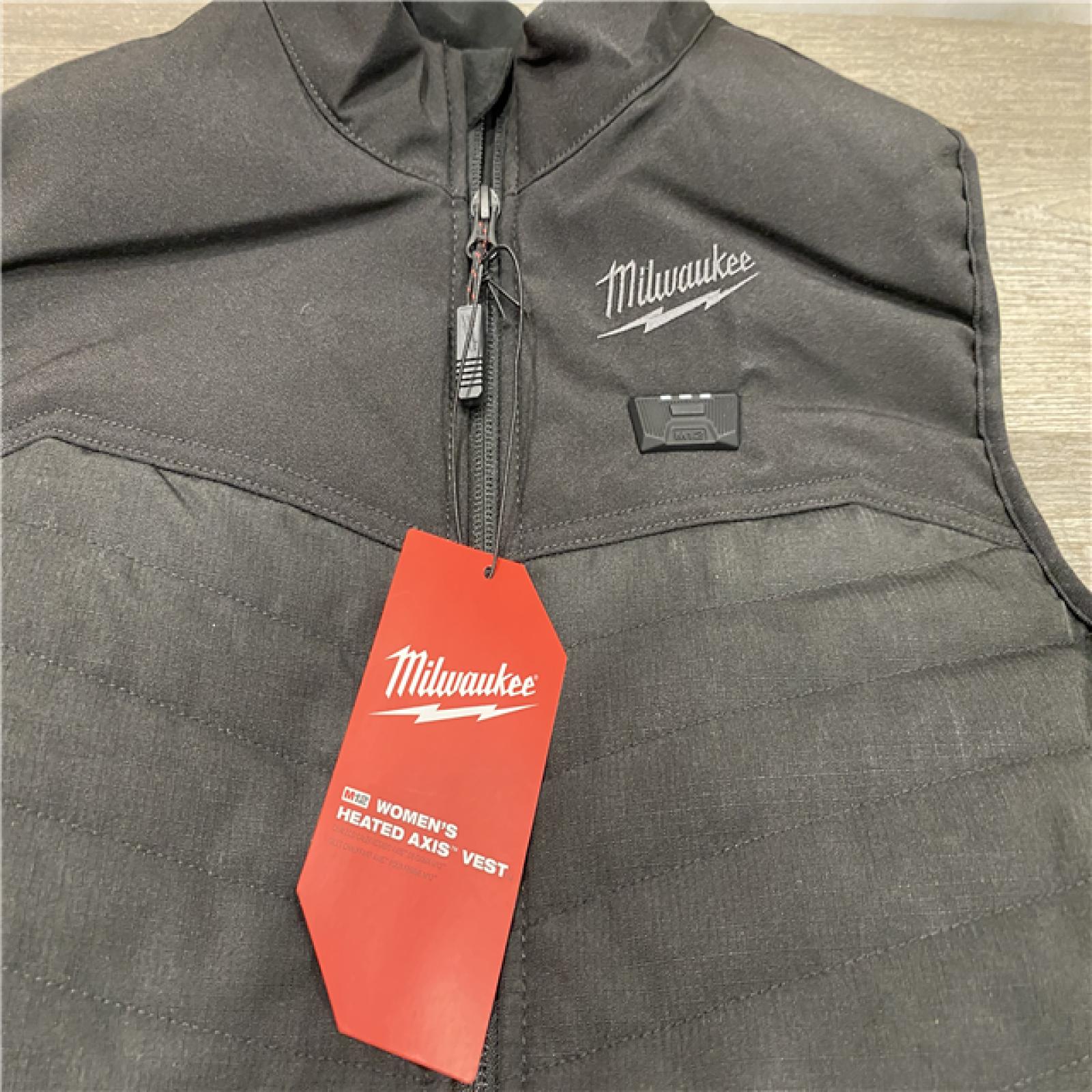 AS-IS Milwaukee Women's Medium 12V Lithium-Ion Cordless AXIS Black Heated Vest (Vest Only)