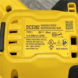 AS-IS DEWALT 20V MAX Cordless Brushless Reciprocating Saw (Tool Only)