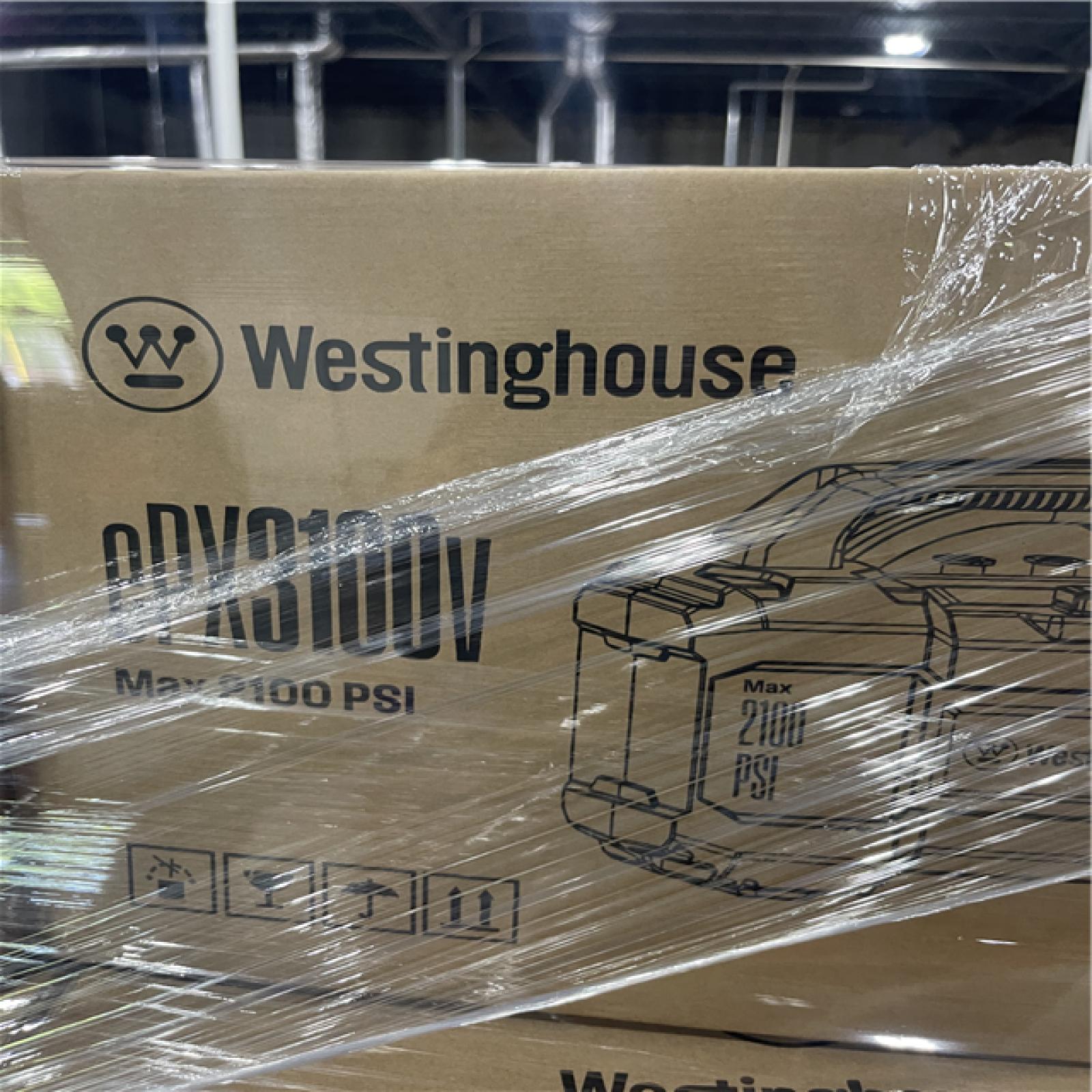 Atlanta Location New Westinghouse Pressure Washers (100 units) 3 pallets BL200-D