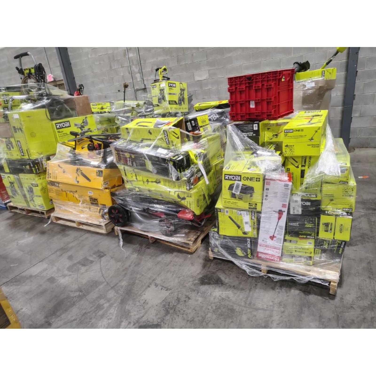 Pittston Location As-Is Power Tools Partial Truckload (15 Pallets) 1085-A