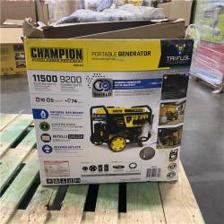 Dallas Location - As-Is Shop Champion Power Equipment 11 500/9200-Watt Fuel Portable Generator