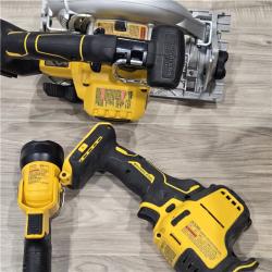 AS-IS DEWALT 20-Volt MAX Lithium-Ion Cordless 7-Tool Combo Kit with 2.0 Ah Battery, 5.0 Ah Battery and Charger