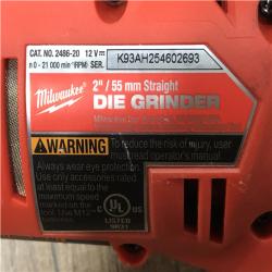 AS-IS Milwaukee  FUEL 12V Lithium-Ion Brushless Cordless 1/4 in. Straight Die Grinder Kit