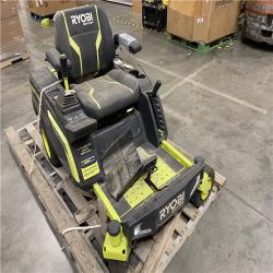 Dallas Location - As-Is RYOBI 80V HP 30 in. Battery Electric  Riding Mower with (2) 80V 10 Ah Batteries