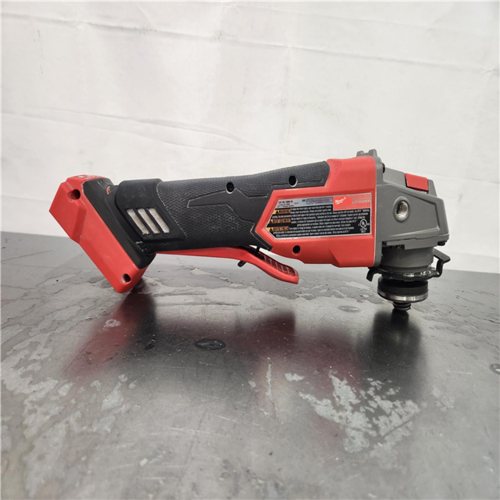 Milwaukee FUEL 18V Lithium-Ion Brushless Cordless 4-1/2 in./5 in. Grinder with Variable Speed & Paddle Switch (Tool-Only)