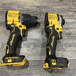 LIKE NEW - DEWALT ATOMIC 20V MAX Lithium-Ion Cordless 2-Tool Combo Kit