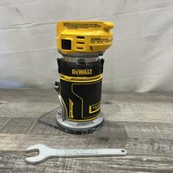AS-IS DEWALT 20V MAX XR Cordless Brushless Fixed Base Compact Router (Tool Only)