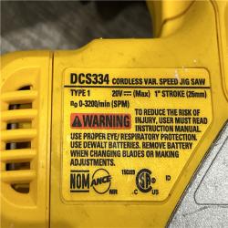 AS-IS DEWALT 20V MAX XR Cordless Brushless Jigsaw (Tool Only)