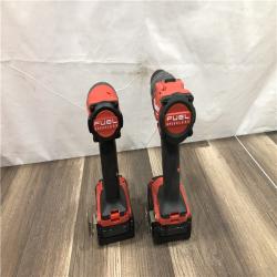 AS-IS Milwaukee FUEL 18V Lithium-Ion Brushless Cordless Hammer Drill and Impact Driver Combo Kit