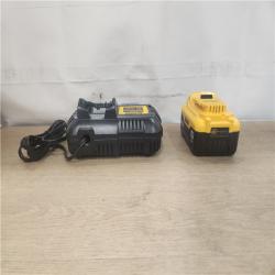 AS-IS- DEWALT 20V MAX Lithium-Ion 6.0 Ah Battery and Charger
