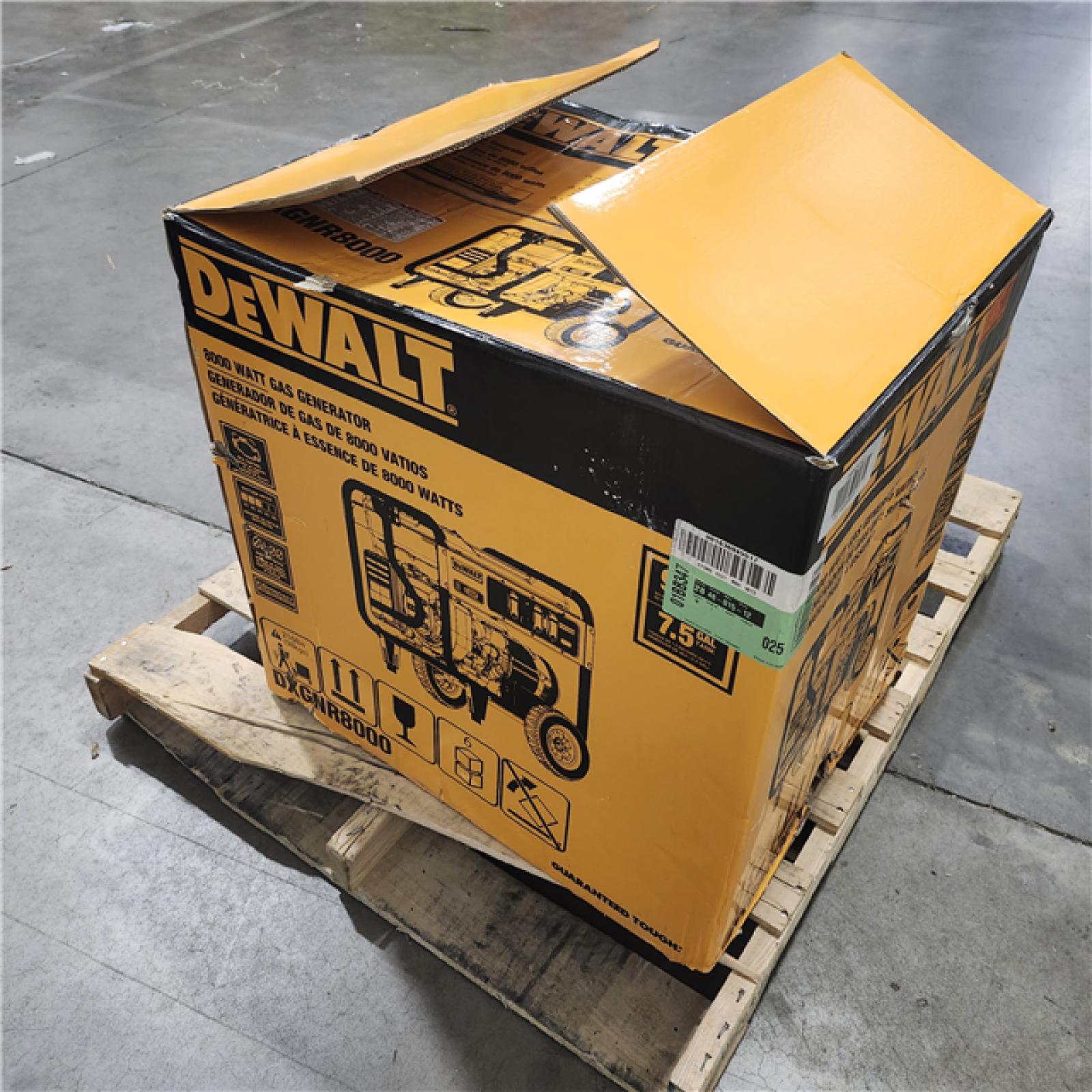 Dallas Location - As-Is DEWALT 10000 / 8000-Watt Gas Powered Portable Generator