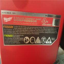 CALIFORNIA NEW MILWAUKEE M18 FUEL 2 GALLON COMPACT QUIET COMPRESSOR TOOL ONLY