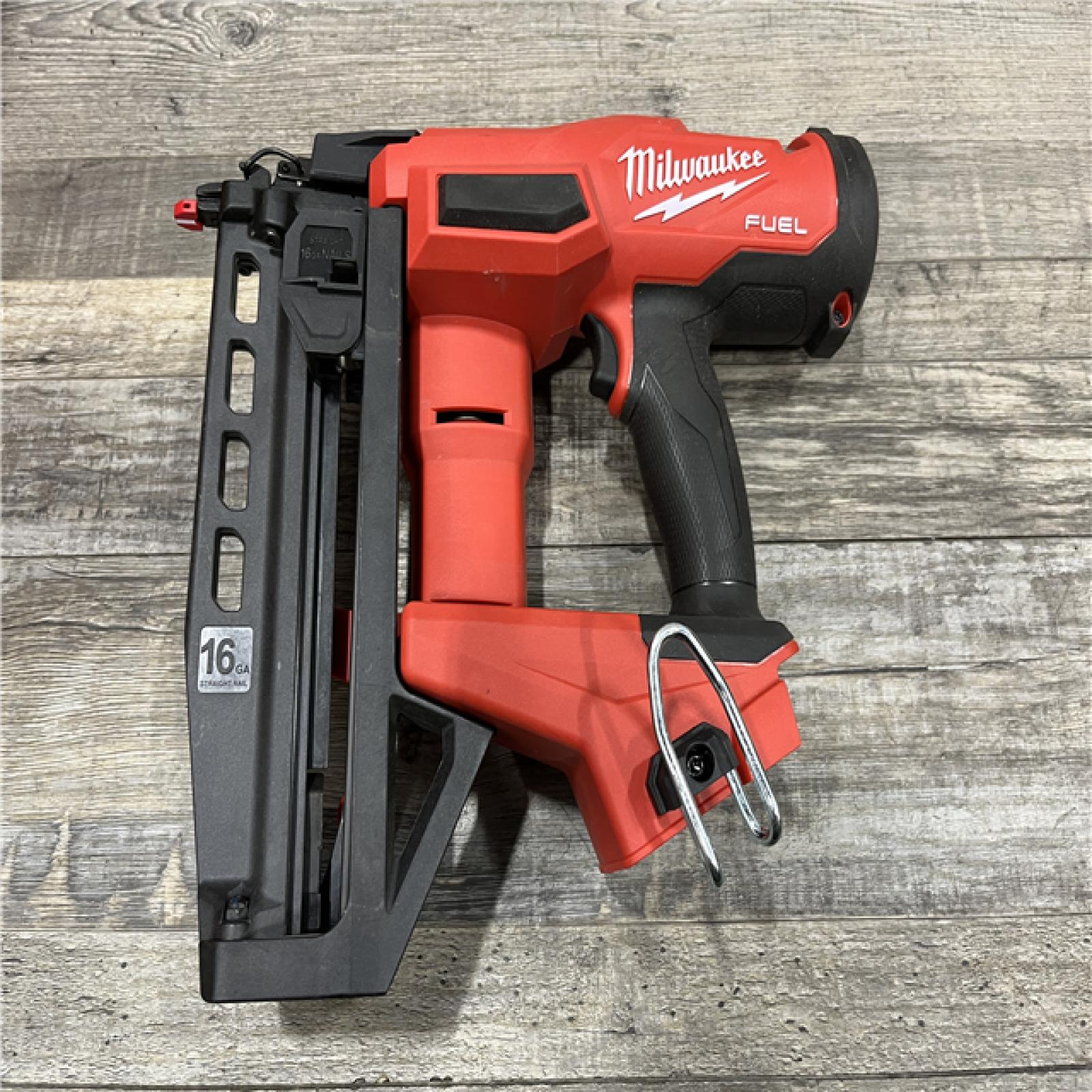 AS-IS Milwaukee FUEL 18-Volt Lithium-Ion Brushless Cordless Gen ll 16-Gauge Straight Finish Nailer (Tool Only)