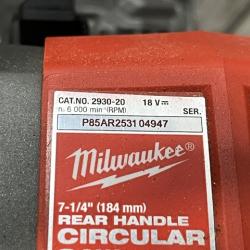 AS-IS Milwaukee FUEL 18V Lithium-Ion Cordless 7-1/4 in. Rear Handle Circular Saw (Tool-Only)