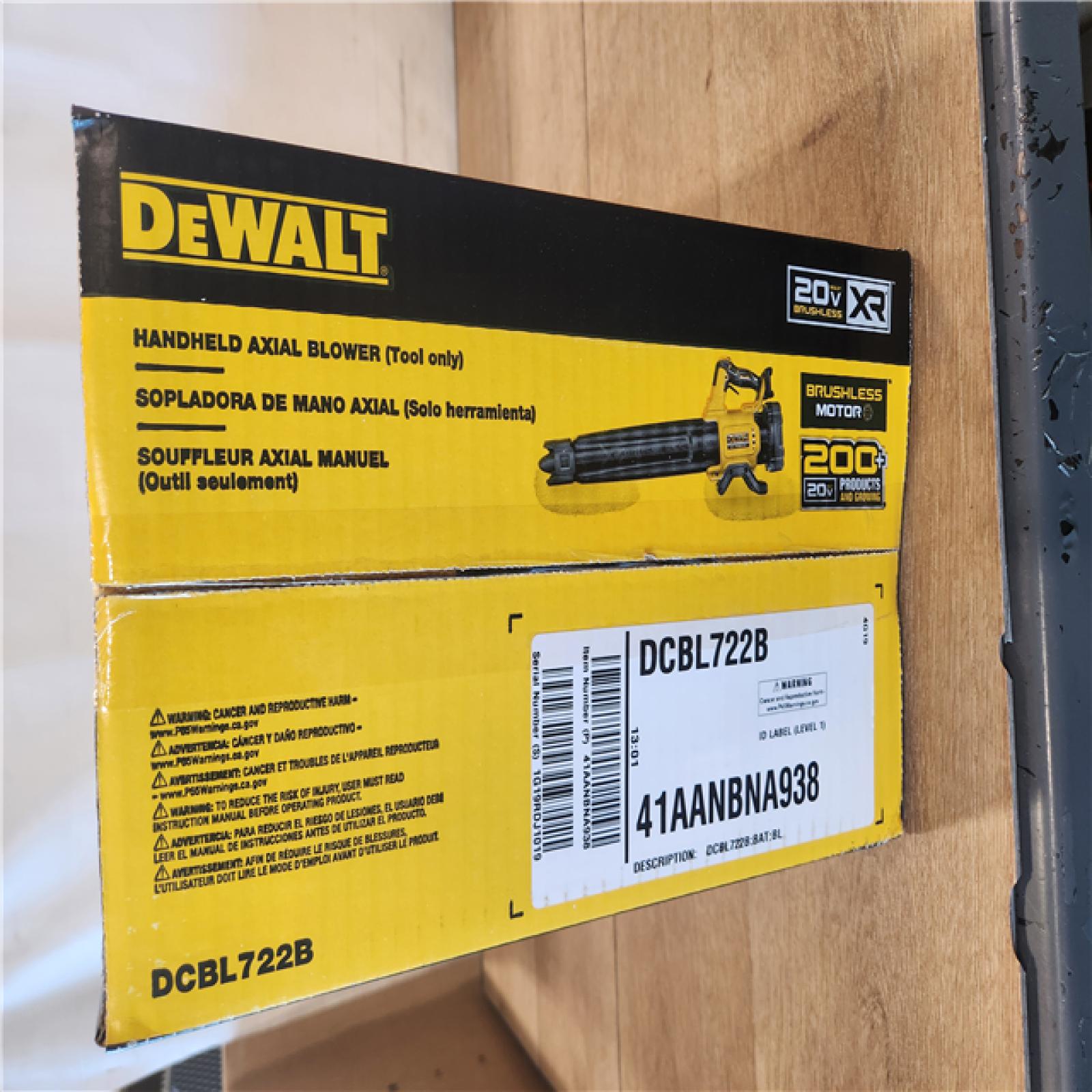 AS-IS- DEWALT 20V MAX* XR Leaf Blower  Cordless  Handhel