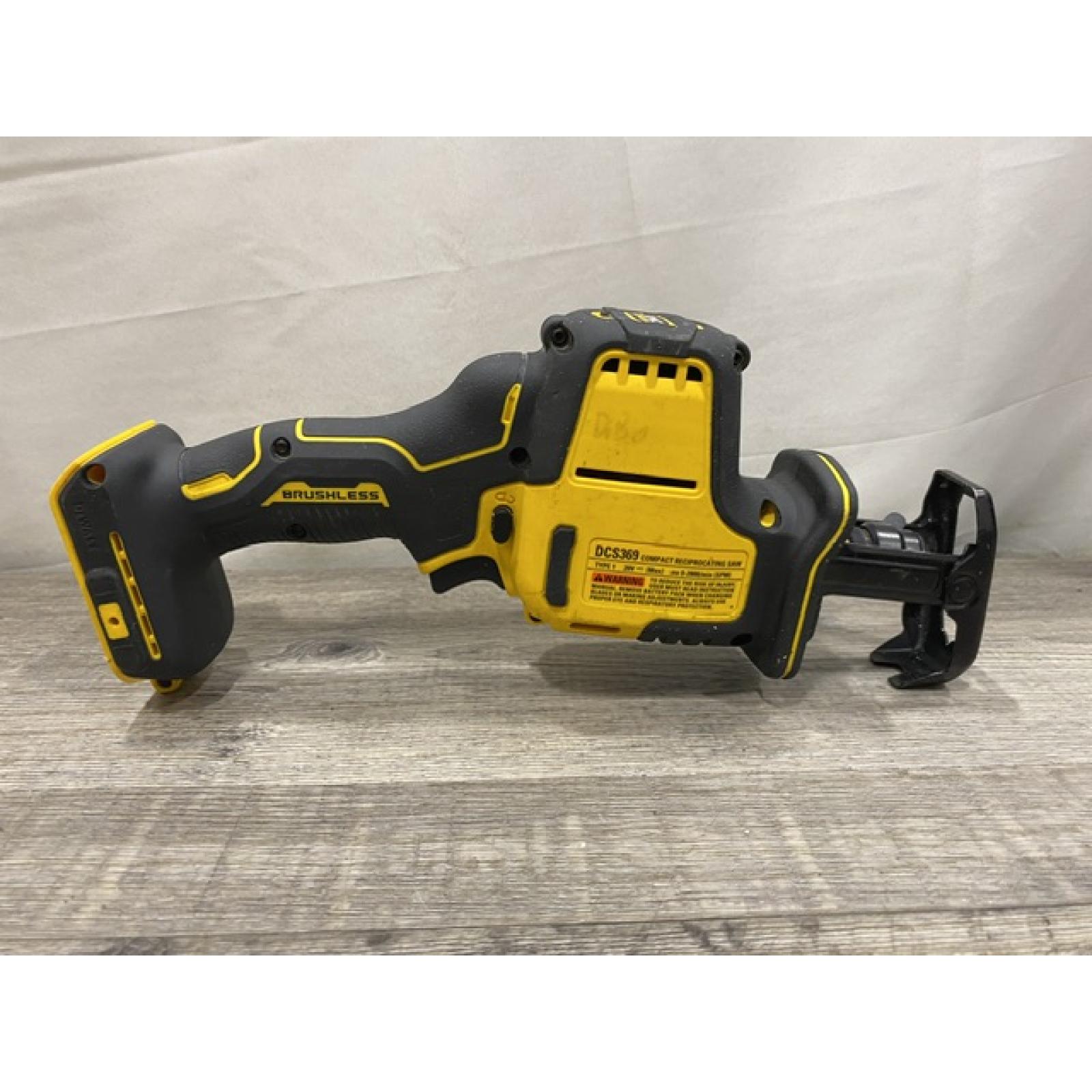 AS-IS DEWALT ATOMIC 20V MAX Cordless Brushless Compact Reciprocating Saw (Tool Only)