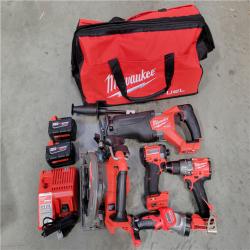 CALIFORNIA AS-IS NEW MILWAUKEE M18 FUEL 5-TOOL COMBO KIT