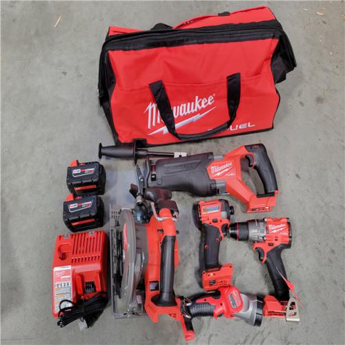 CALIFORNIA AS-IS NEW MILWAUKEE M18 FUEL 5-TOOL COMBO KIT