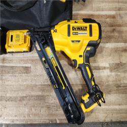 HOUSTON LOCATION - AS - IS DEWALT 20V MAX XR Lithium-Ion Cordless 2-1/2 in. 15-Gauge Finish Nailer Kit