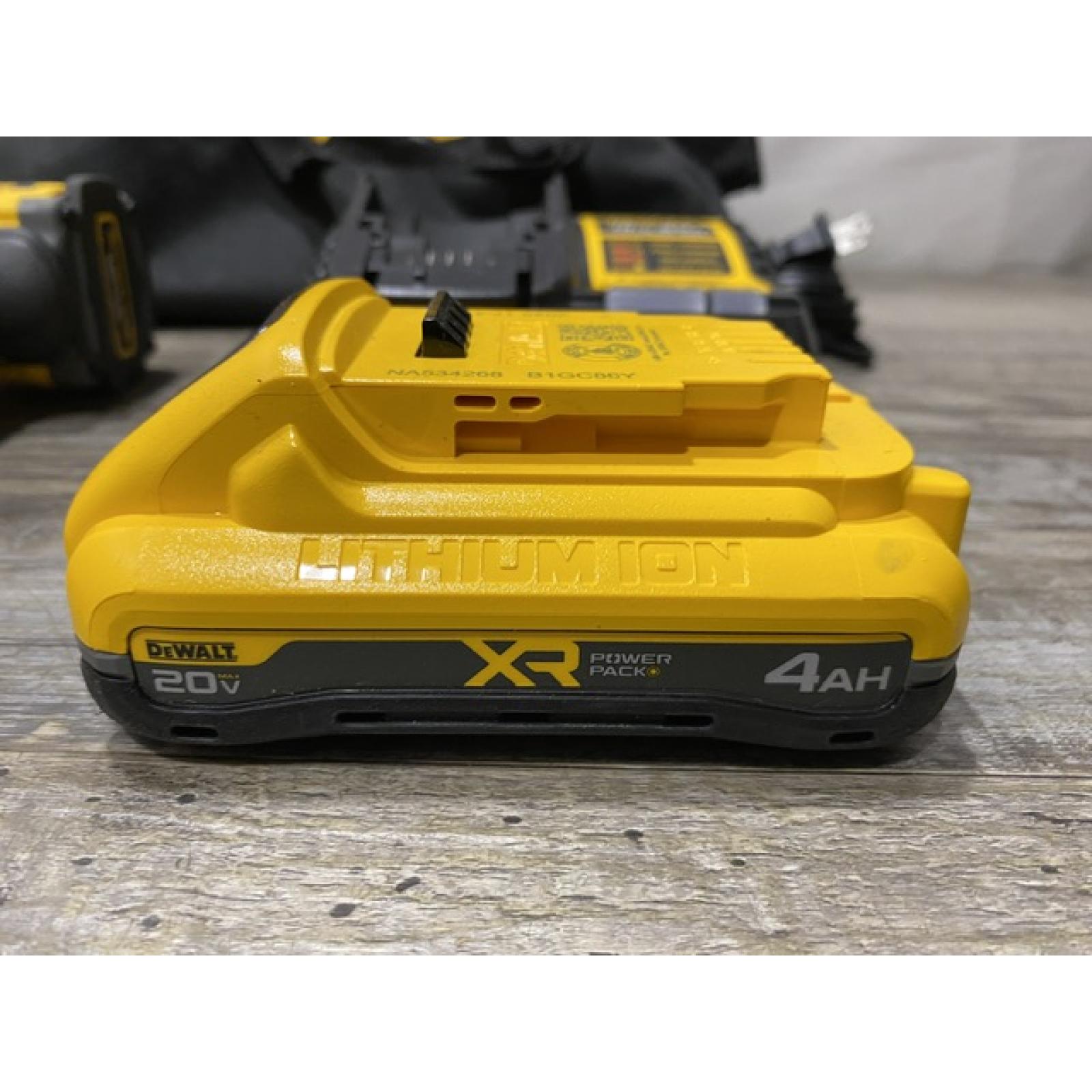 AS-IS DEWALT 20V MAX XR Lithium-Ion Brushless Cordless 3-Speed High Torque 1/4 in. Impact Driver Kit