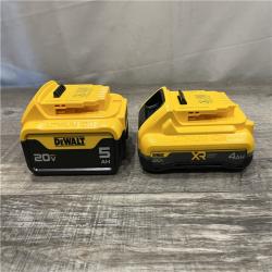 AS-IS DEWALT 20V MAX Lithium-Ion Starter Kit with 4.0 Ah and 5.0 Ah Batteries and Charger