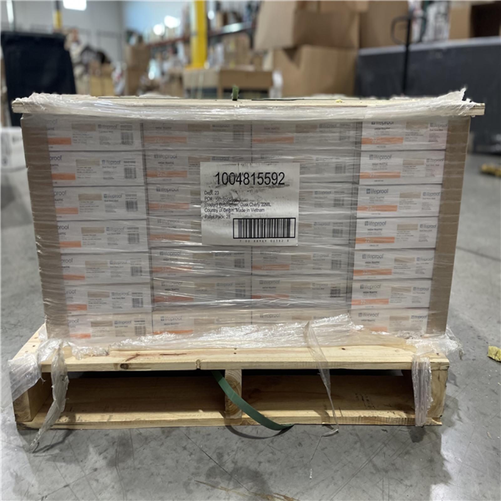 DALLAS LOCATION - LIFEPROOF Dusk Cherry 22 MIL x 8.7 in. W x 48 in. L Click Lock Waterproof Luxury Vinyl Plank Flooring (20.1 sqft/case) PALLET-(28 CASES)