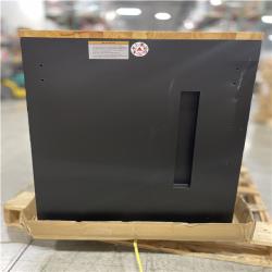 DALLAS LOCATION- AS IS - HUSKY 52 in. W x 25 in. D Heavy Duty 9-Drawer Mobile Workbench w/ Adjustable-Height Wood Top (Matte Black)