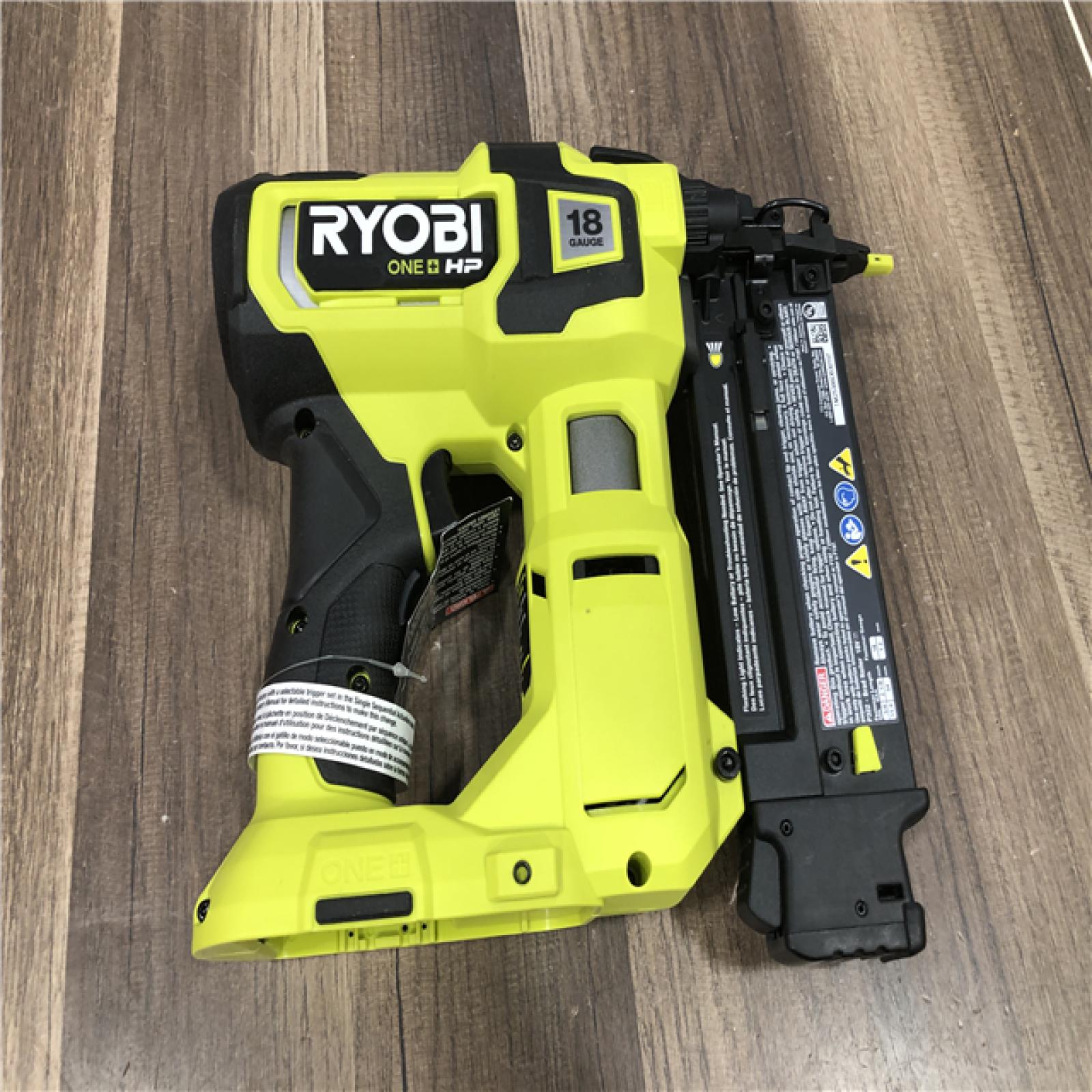 AS-IS RYOBI ONE+ HP 18V 18-Gauge Brushless Cordless AirStrike Brad Nailer (Tool Only)