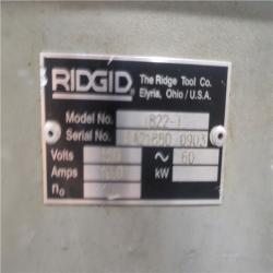 CALIFORNIA AS-IS RIGID PIPE THREADER