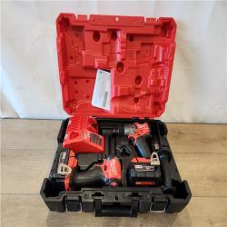 AS-IS- Milwaukee FUEL 18V Lithium-Ion Brushless Cordless Hammer Drill and Impact Driver Combo Kit