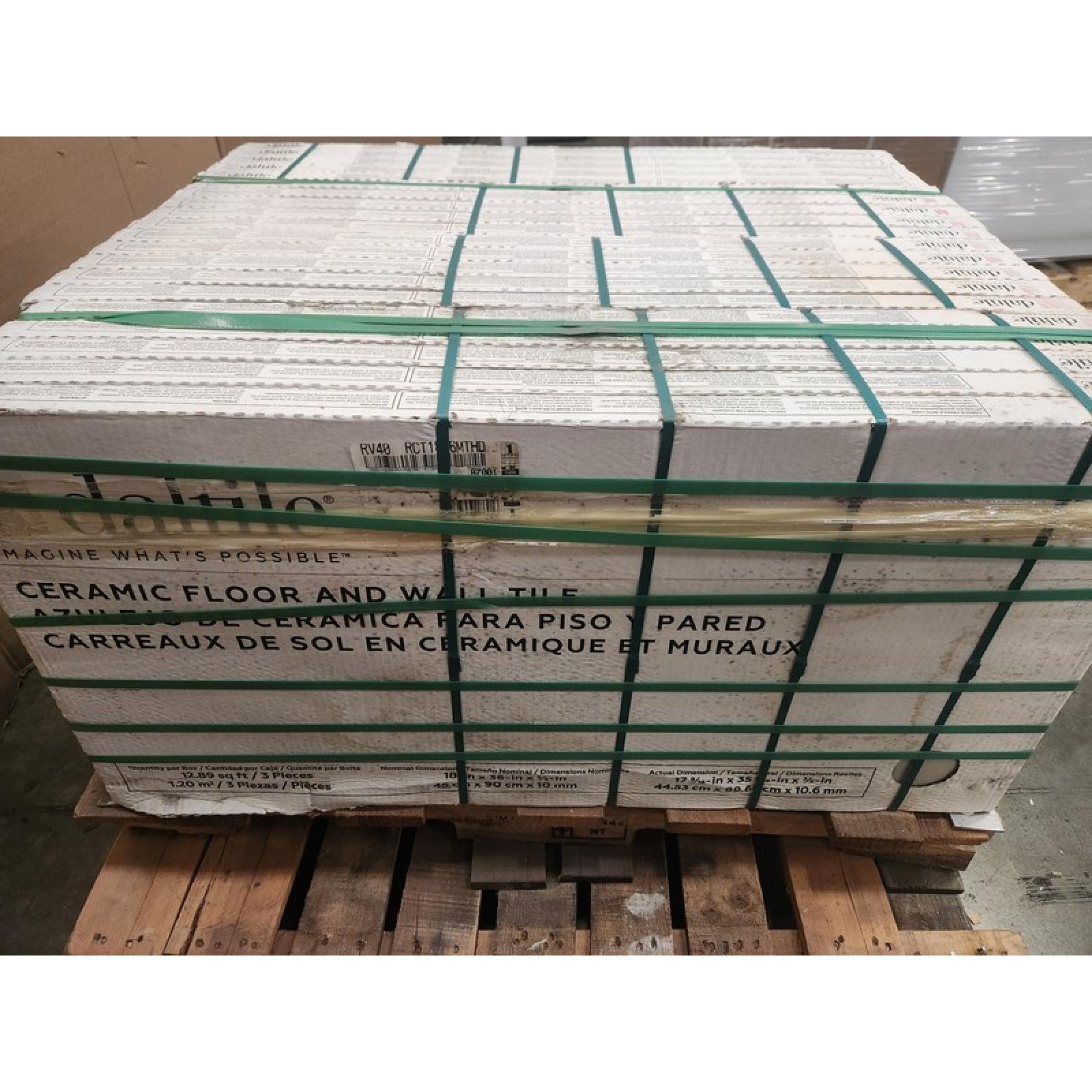 Phoenix NEW Daltile Rivervale Linen 18 in. x 36 in. Glazed Ceramic Floor and Wall Tile (257 sq. ft. /20 case)