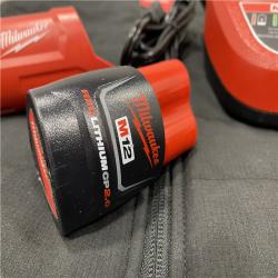 AS-IS Milwaukee Men's Large 12-Volt Lithium-Ion Cordless Axis Black Heated Vest Kit