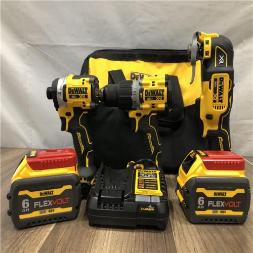 AS-IS DEWALT 20V MAX Lithium-Ion Cordless 3-Tool Combo Kit