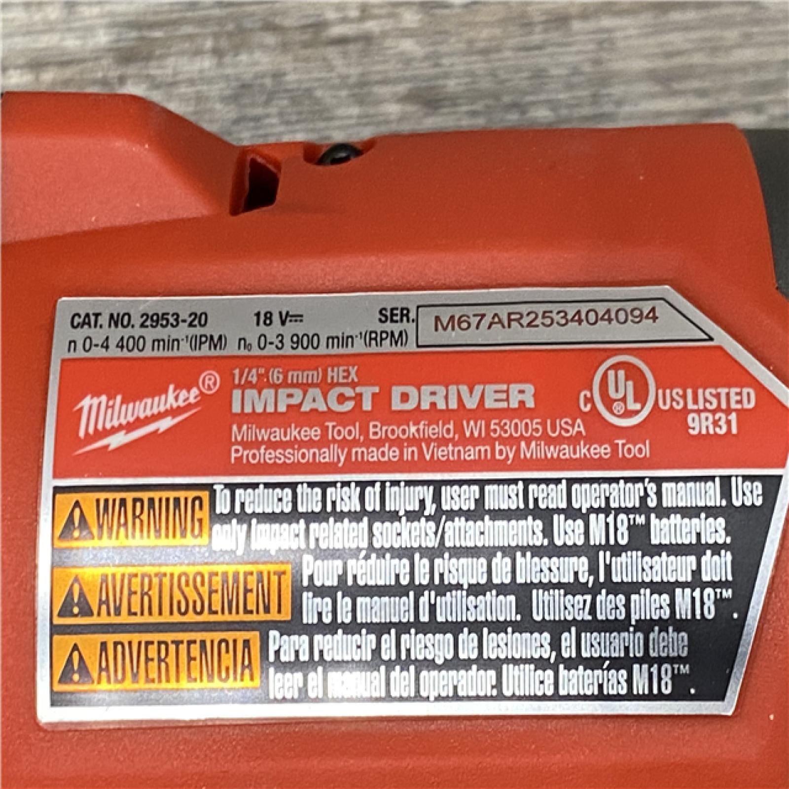 AS-IS Milwaukee FUEL 18V Lithium-Ion Brushless Cordless Hammer Drill and Impact Driver Combo Kit