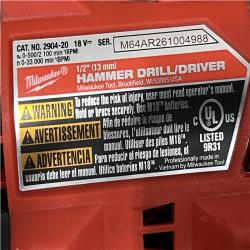 AS-IS Milwaukee FUEL 18V Lithium-Ion Brushless Cordless Hammer Drill and Impact Driver Combo Kit