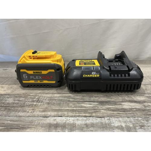 AS-IS DEWALT FLEXVOLT 20V/60V MAX Lithium-Ion 6.0Ah Battery Pack Kit