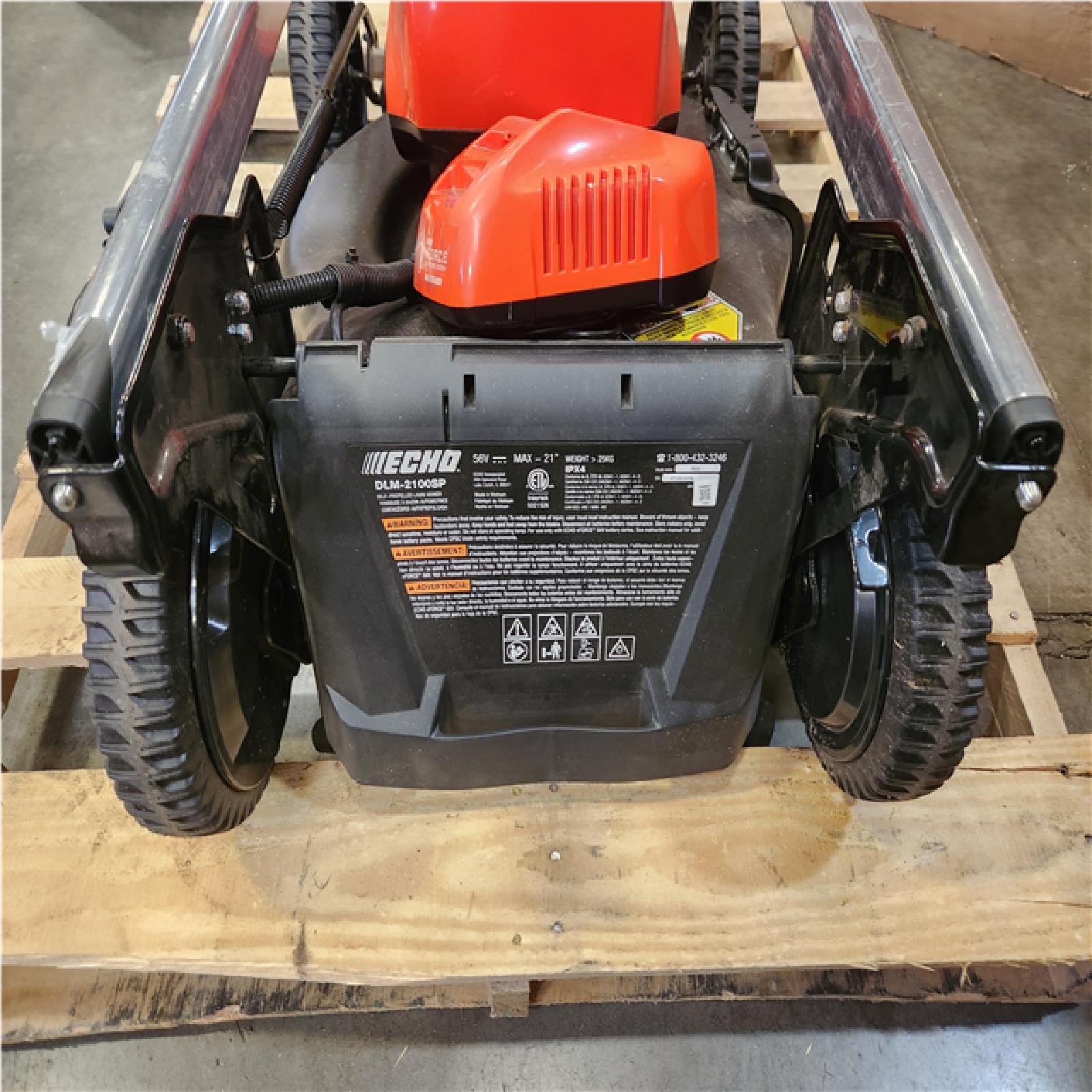 Phoenix USED ECHO 56V 21 in. Cordless Battery 3-in-1 Walk Behind Self-Propelled Lawn Mower w/ (2) 5Ah Batteries and Rapid Charger