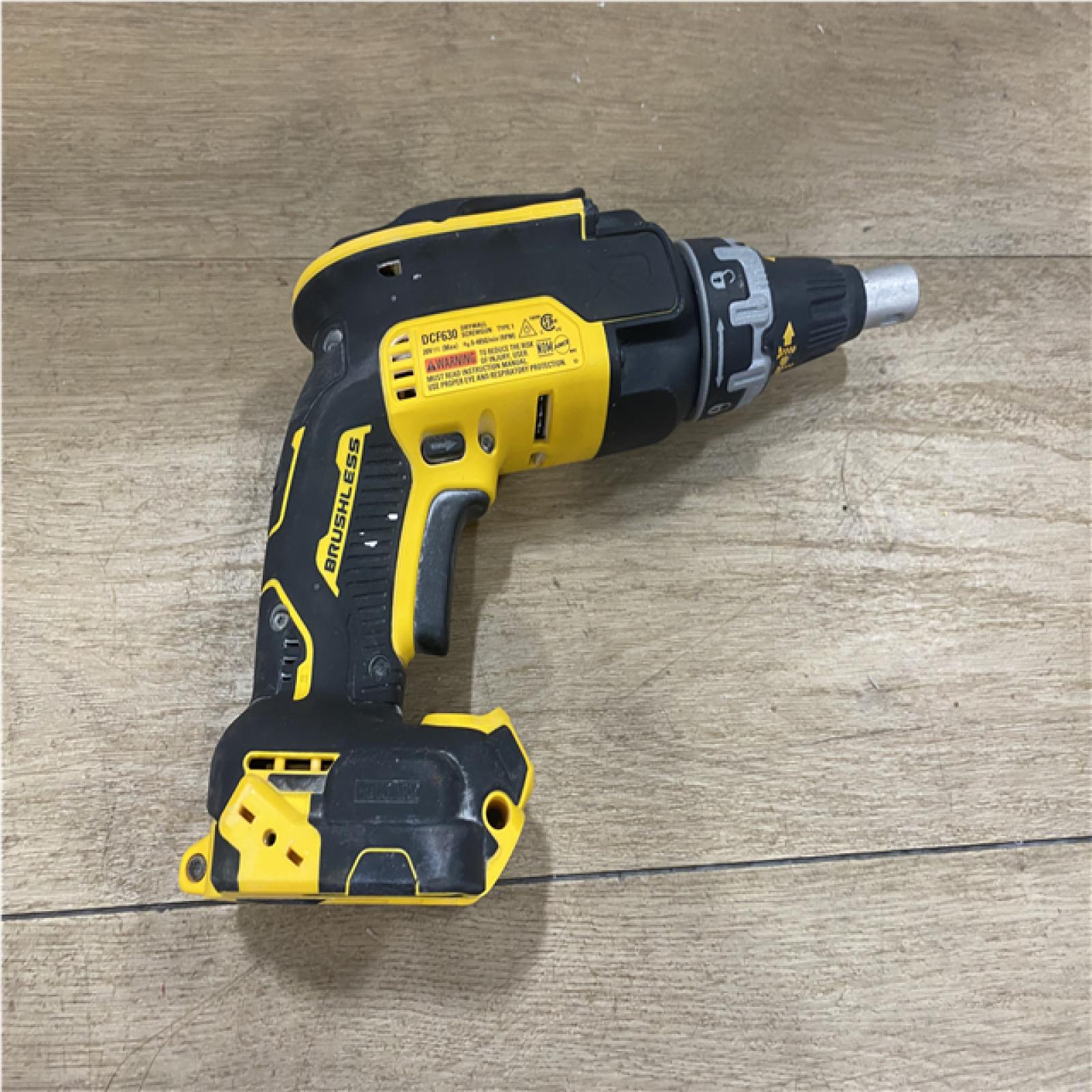 AS-IS DEWALT XR 20V MAX Lithium-Ion Cordless Brushless Screw Gun (Tool Only)
