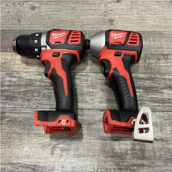 AS-IS Milwaukee 18V Lithium-Ion Cordless Drill Driver/Impact Driver Combo Kit