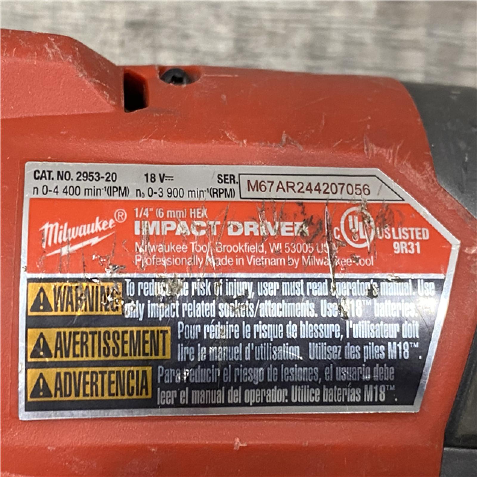 AS-IS Milwaukee FUEL 18V Lithium-Ion Brushless Cordless Hammer Drill and Impact Driver Combo Kit