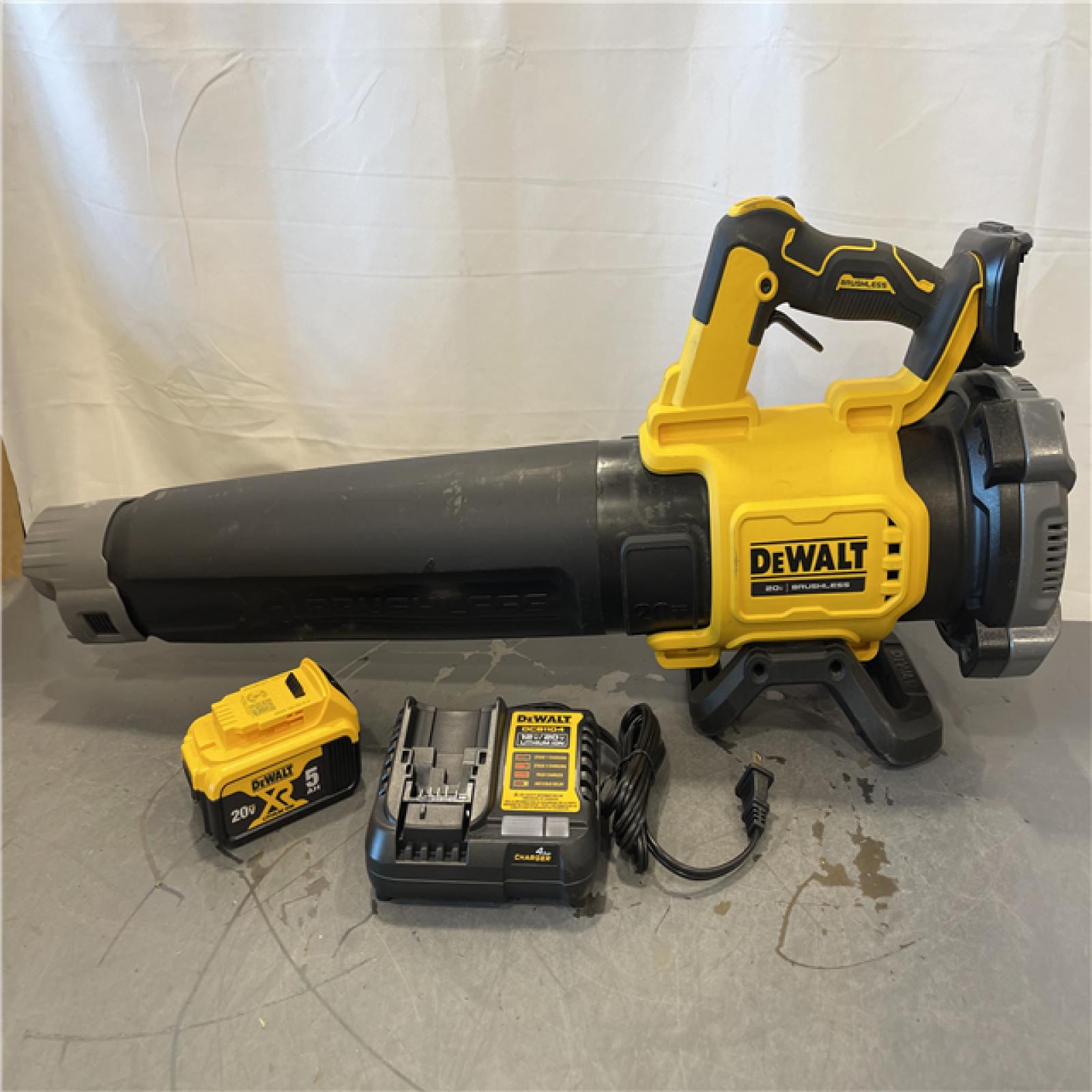 AS-IS - DeWalt 20V MAX 125 MPH 450 CFM Brushless Cordless Battery Powered Blower Kit